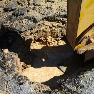 Millesimo, riparazione acquedotto in località Cabroni - Acquafredda (FOTO)