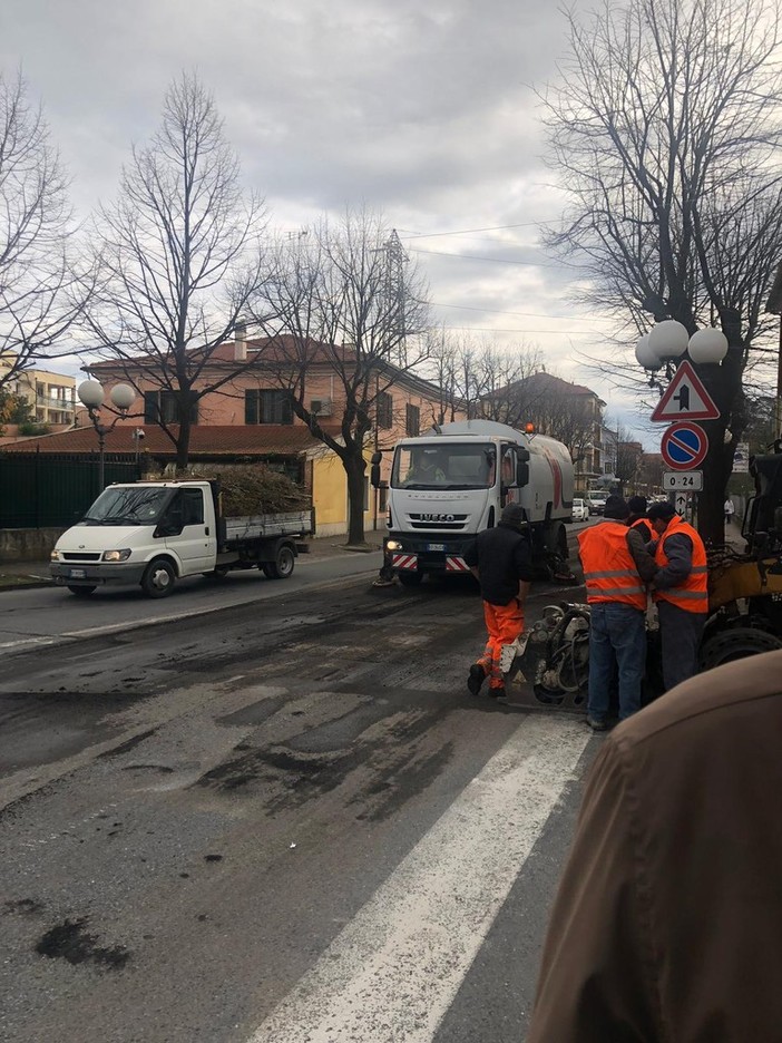 Albenga: al via i lavori di asfaltatura Albenga: al via i lavori di asfaltatura