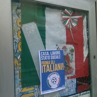 "Imbrattata" la sede Anpi di Vado Ligure