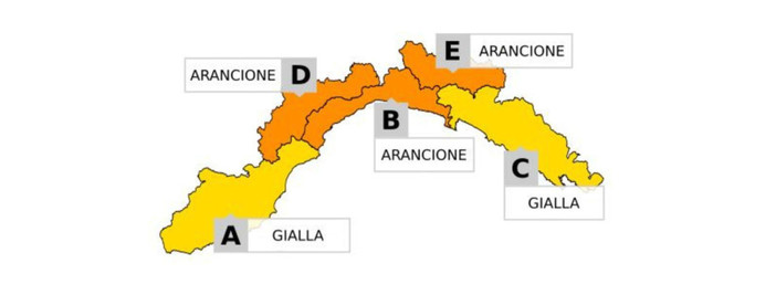 Maltempo nel savonese: allerta gialla e arancione per temporali forti, venerdì prevista mareggiata