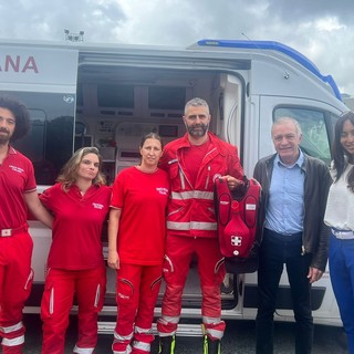 Varazze, donato alla Croce Rossa il presidio Act Fast (FOTO)