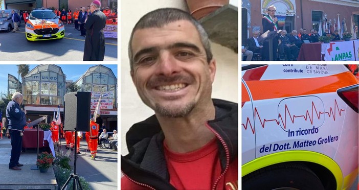 Inaugurata la nuova Sierra 2 del 118: ricorderà il grande lavoro svolto dal dottor Matteo Grollero