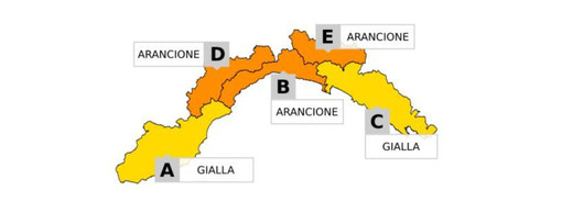 Maltempo nel savonese: allerta gialla e arancione per temporali forti, venerdì prevista mareggiata