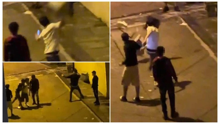 Savona, ancora atti di vandalismo in Darsena: un gruppo di giovani prende a calci i mastelli dei rifiuti