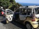 Auto in fiamme ad Albissola Marina: intervento dei vigili del fuoco Auto in fiamme ad Albissola Marina: intervento dei vigili del fuoco