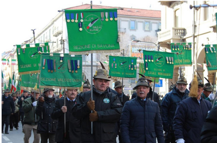 Più di mille Alpini a Cuneo per il 72° anniversario della battaglia di Nowo Postojalowka