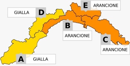Meteo in peggioramento,  venerdì 21 agosto, l'allerta diventa arancione nel levante savonese