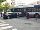 Albenga: auto contro pullman nell'incrocio tra viale Pontelungo e via del Rogetto, attenzione semaforo non funzionante
