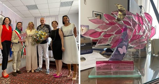 Ancora un premio per il questore Alessandra Simone: a Loano ritira “Universo in Rosa” 2023