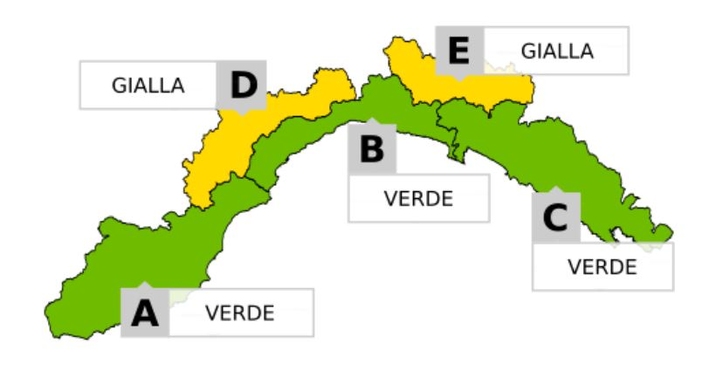 Neve in Val Bormida e Valle Erro, nel pomeriggio scatta l'allerta gialla