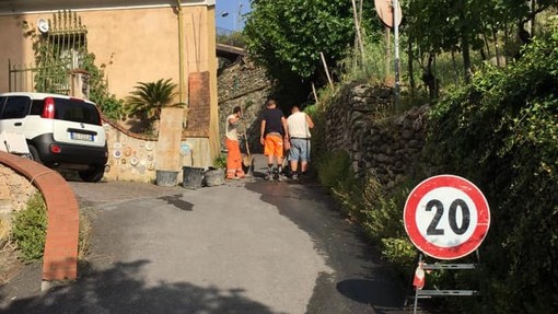 Foto tratta dalla pagina Facebook "Comune di Calice Ligure"
