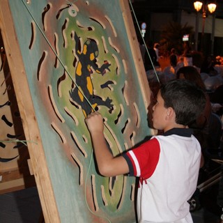 Alassio: tanti giochi artigianali in piazza Partigiani