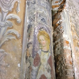 Murialdo, scoperto nella chiesa di San Lorenzo un affresco del '400