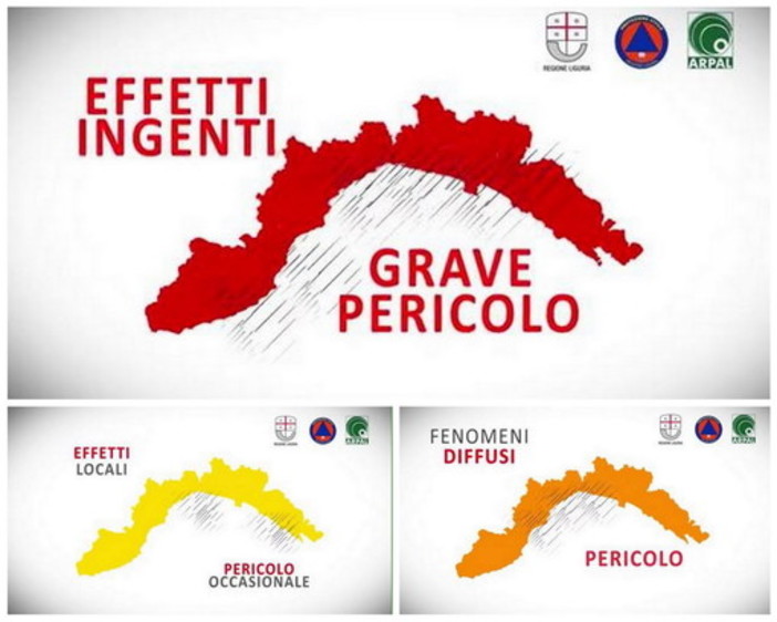 Da oggi attivo il nuovo sistema "a colori" di Allerta Meteo in Liguria: il video di presentazione Da oggi attivo il nuovo sistema "a colori" di Allerta Meteo in Liguria: il video di presentazione