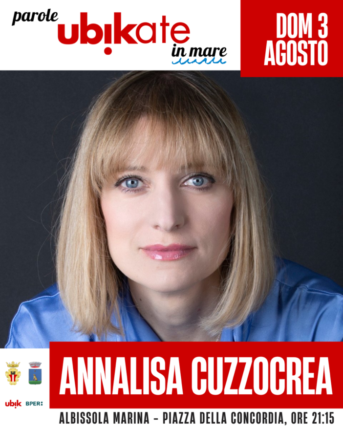 “Parole Ubikate in mare”, ad Albissola Annalisa Cuzzocrea presenta “E non scappare mai. Miriam Mafai, i segreti e le lotte nella tempesta della storia”