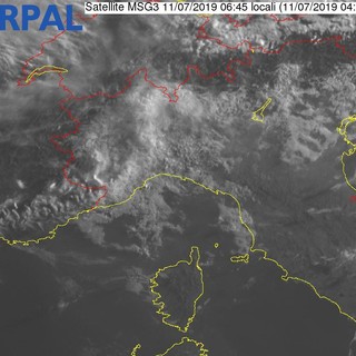 Meteo, giornata nuvolosa e afosa in tutta la Regione