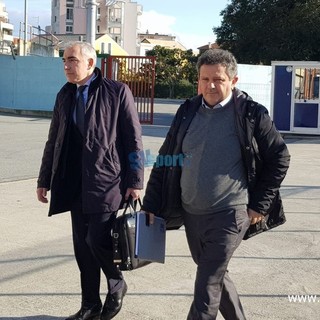 Calcio, Savona. Il presidente Sgubin e Carlo Sergi sono arrivati al Bacigalupo