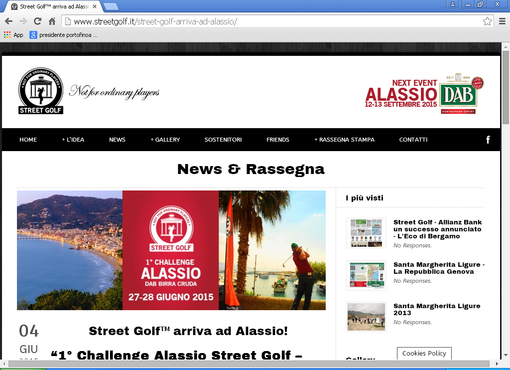 1° Challenge Alassio Street Golf DAB Birra Cruda 1° Challenge Alassio Street Golf DAB Birra Cruda