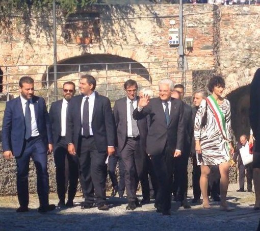 Savona, alla Fortezza del Priamar è arrivato Mattarella: presenti tutte le autorità savonesi