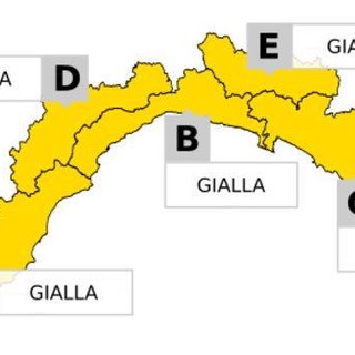 #Meteo: domani allerta gialla per temporali su costa ed entroterra