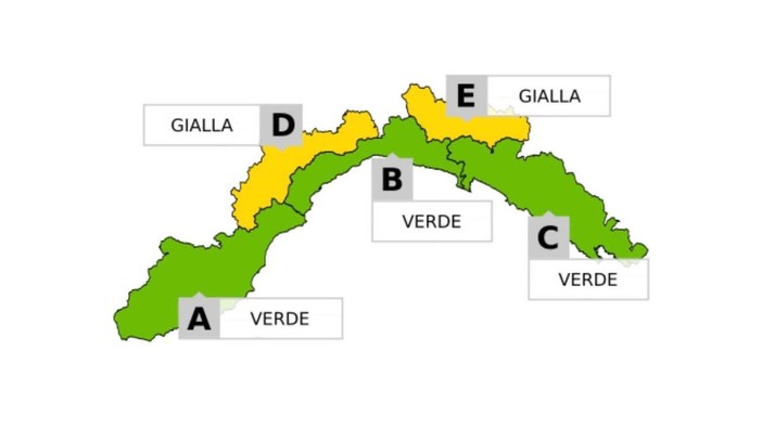 Neve in Val Bormida, Arpal conferma l'allerta gialla