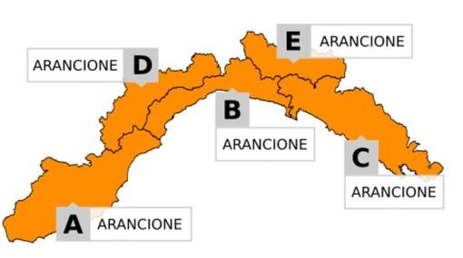 Forti temporali in arrivo, scatta l'allerta arancione sull'intera Liguria