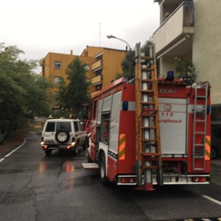 Rami spezzati, caduta intonaco, cornicioni pericolanti: una trentina di interventi gestiti questa mattina dai vigili del fuoco