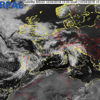 Maltempo, prorogata l'allerta meteo per piogge diffuse e temporali