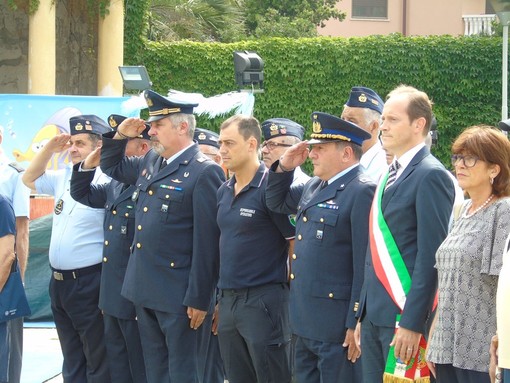 Andora: al Parco Cuneo in mattinata si è celebrato il gemellaggio tra l'Ass.Arma Aeronautica e Protezione Civile dei comuni Valmerula Montarosio