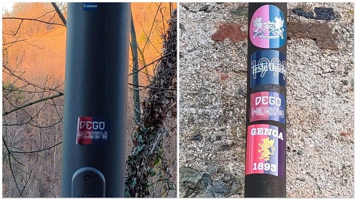 Adesivi offensivi contro Dego, scoppia la polemica: il fatto verrà segnalato alle forze dell'ordine