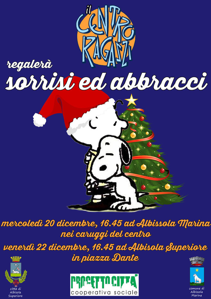 Ritorna il consueto appuntamento natalizio con i "sorrisi e gli abbracci" regalati dal Centro Ragazzi