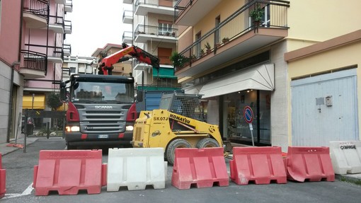 Andora, al via il restyling di via Clavesana Andora, al via il restyling di via Clavesana