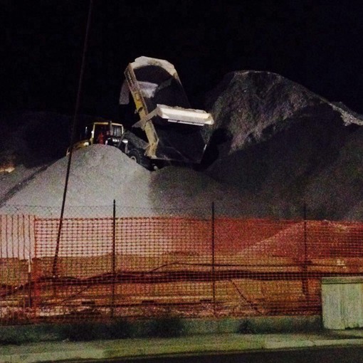 Cantiere dell'Aurelia Bis ad Albisola e il problema delle polveri