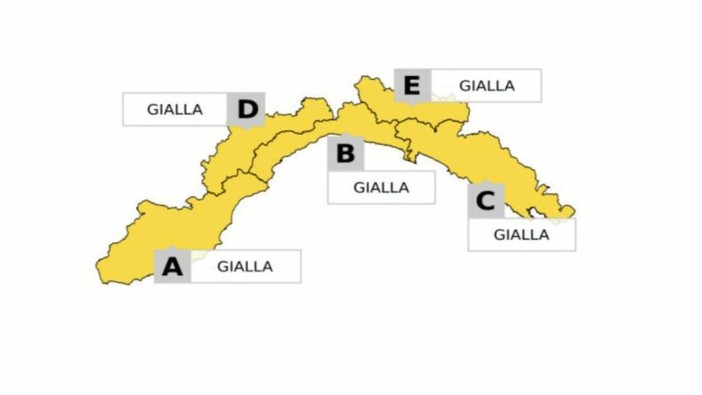 Temporali in Liguria, allerta gialla fino alle 21: piogge intense e raffiche di vento Temporali in Liguria, allerta gialla fino alle 21: piogge intense e raffiche di vento