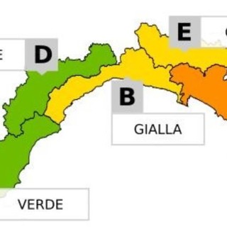 Maltempo, il 22 gennaio allerta meteo per piogge diffuse e temporali sul centro levante ligure