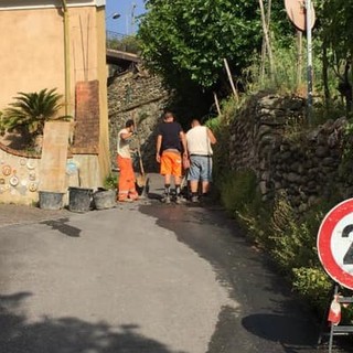 Foto tratta dalla pagina Facebook "Comune di Calice Ligure"
