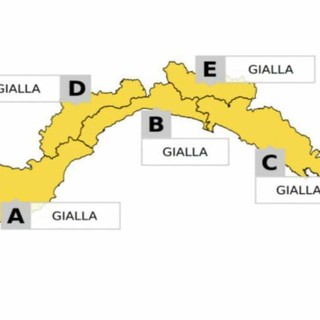 Temporali in Liguria, allerta gialla fino alle 21: piogge intense e raffiche di vento