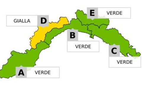 Maltempo, allerta gialla per neve in Val Bormida