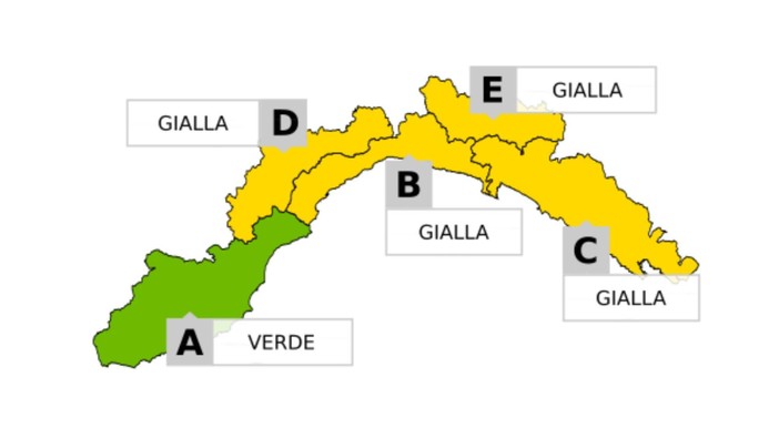 Maltempo, lunedì 21 luglio allerta gialla per temporali dalle 6 alle 15 Maltempo, lunedì 21 luglio allerta gialla per temporali dalle 6 alle 15