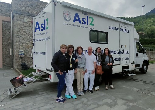 Prevenzione “a domicilio” nel distretto Asl albenganese: mammografie a Villanova, Alassio e Andora