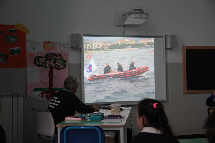Nella scuola primaria lezioni di marineria con Assonautica Savona Nella scuola primaria lezioni di marineria con Assonautica Savona