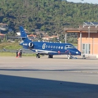 Villanova d'Albenga: atterraggio &quot;straordinario&quot; all'aeroporto Panero