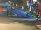 Auto capottata in viale Martiri ad Albenga (Foto)