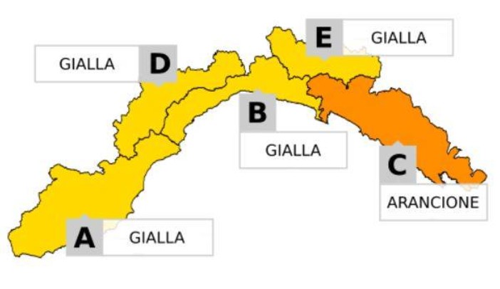 Maltempo: emanata l'allerta meteo per piogge diffuse e temporali