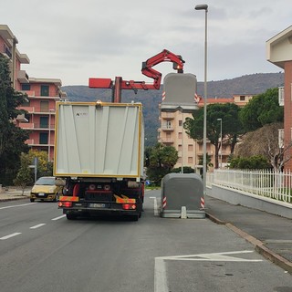 Andora, avviata la rimozione dei cassonetti verdi della raccolta indifferenziata