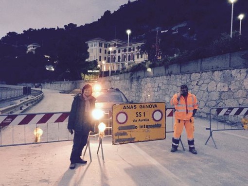 Finale Ligure: aperta la strada tra San Donato e le Manie, ma l'Aurelia resta ancora chiusa