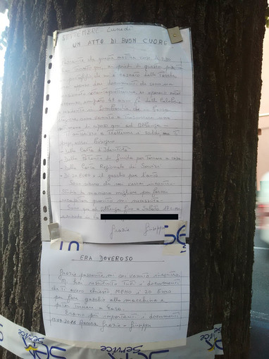 La strana storia del portafogli smarrito ad Albenga