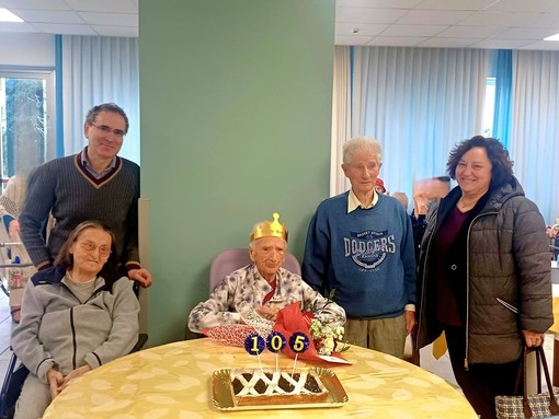 Noli in festa per i 105 anni di Annita Parodi