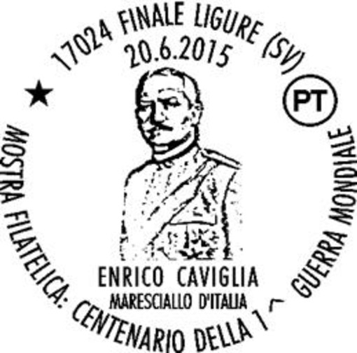 Finale Ligure, annullo filatelico per la mostra sulla Prima Guerra Mondiale