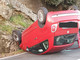 Autovettura "ribaltata" tra Celle Ligure e Varazze